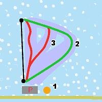 幌延町東ヶ丘スキー場 piste map