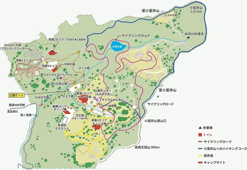 もみのき森林公園スキー場 piste map