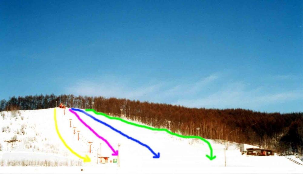 沼田町営高穂スキー場 piste map