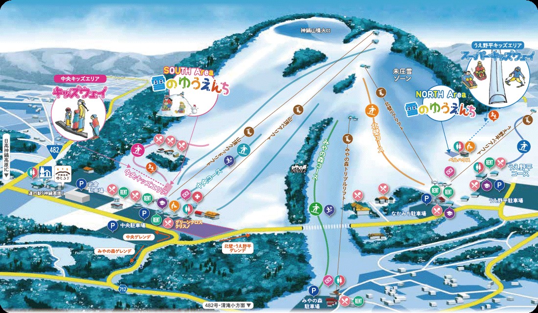 アップかんなべ piste map